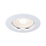 Premium Einbauleuchte IP44 rund 79mm GU5,3 max. 50W 230/12V dimmbar Weiss