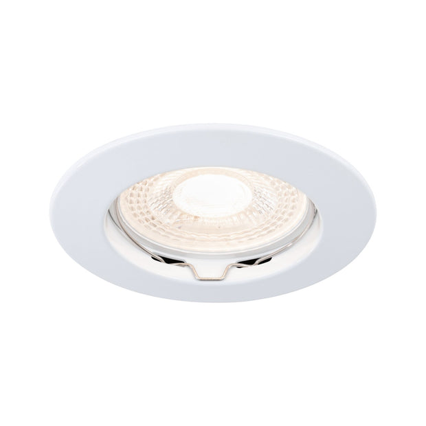 Premium Einbauleuchte IP44 rund 79mm GU5,3 max. 50W 230/12V dimmbar Weiss