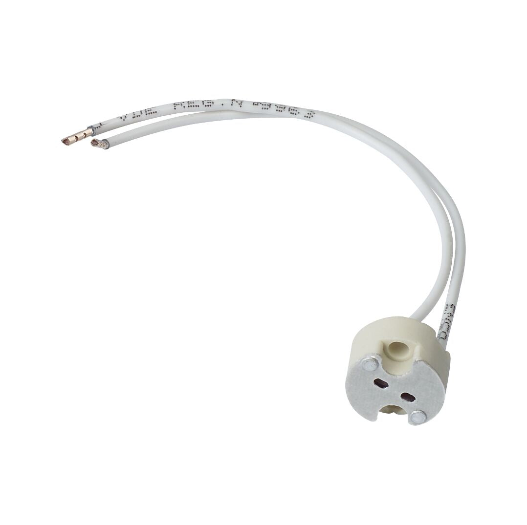 Einbauleuchten Zubehoer Halogen-Lampenfassung 0,17m 12V G4 / GX5,3 / GY6,35 Keramik natur