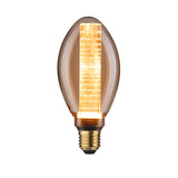 Inner Glow Edition LED Birne Innenkolben Ringmuster E27 230V 230lm 4W 1800K Gold