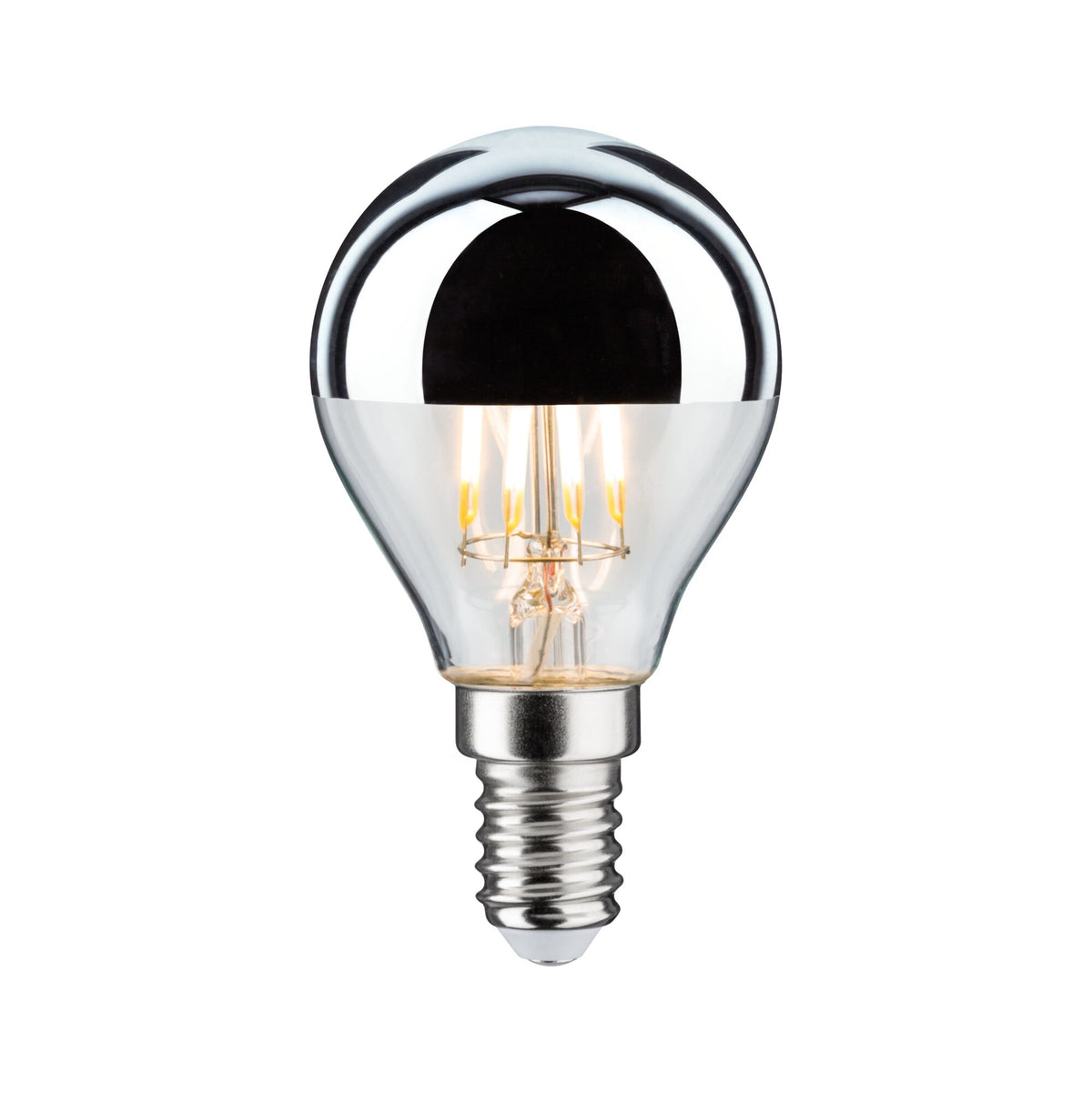 E14 45mm 2700K 4,8W 440lm 230V Silber