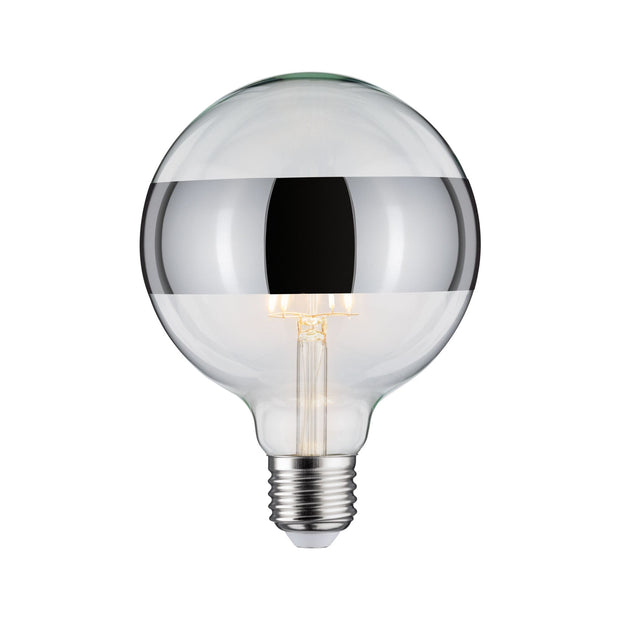 Modern Classic Edition Standard 230V LED Globe Ringspiegel E27 640lm 6,5W 2700K dimmbar Ringspiegel Silber