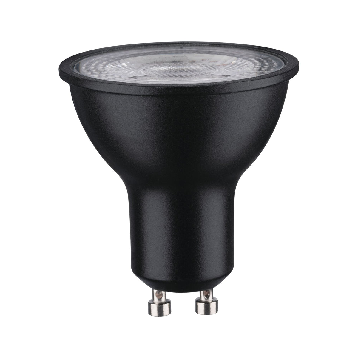 Standard 230V LED Reflektor GU10 460lm 7W 2700K dimmbar Schwarz matt