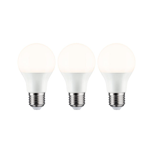 Standard 230V LED Birne E27 3er-Set 3x806lm 3x8W 2700K Opal