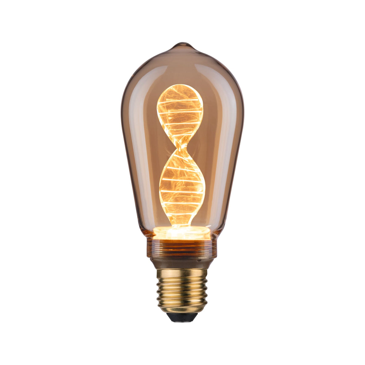Inner Glow Edition LED Kolben Helix E27 230V 180lm 3,5W 1800K Gold