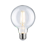 Filament 230V LED Globe G95 E27 806lm 7,5W 2700K dimmbar Klar