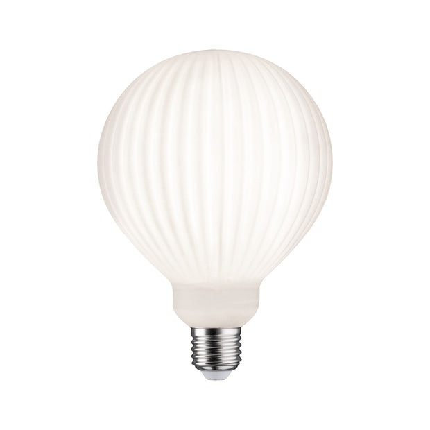 White Lampion Filament 230V LED Globe G125 E27 400lm 4,3W 3000K dimmbar Weiss