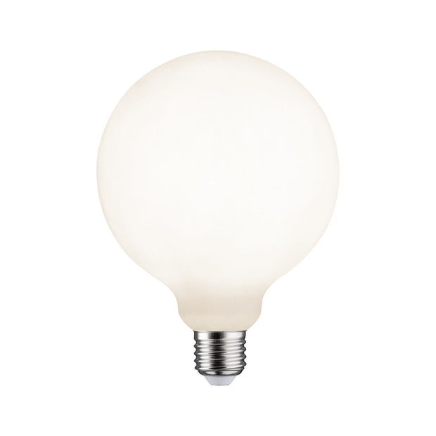 White Lampion Filament 230V LED Globe G125 E27 400lm 4,3W 3000K dimmbar Weiss
