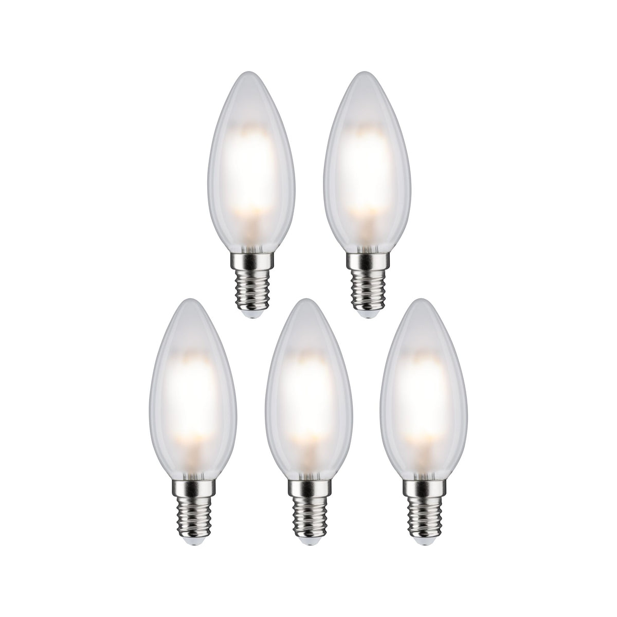 Filament 230V LED Kerze E14 5x470lm 5x4,8W 2700K Matt