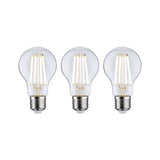 Efficient-Line Filament 230V LED Birne E27 3er-Set 3x840lm 3x4W 3000K Klar
