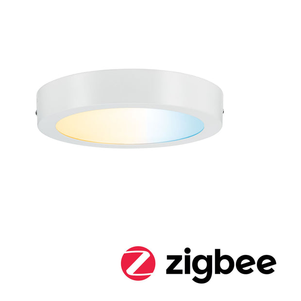 LED Panel Smart Home Zigbee 3.0 Cesena rund 225mm 11W 750lm Tunable White Weiss matt dimmbar