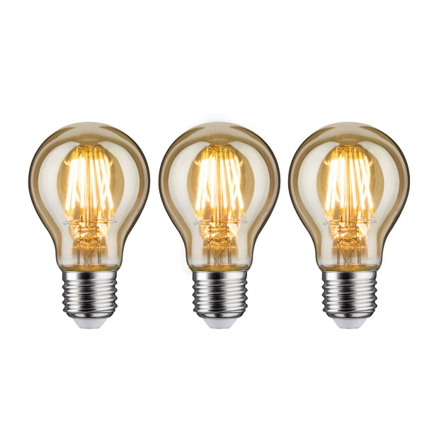 Vintage Edition Standard 230V LED Birne E27 3x680lm 3x6,5W 2500K Gold