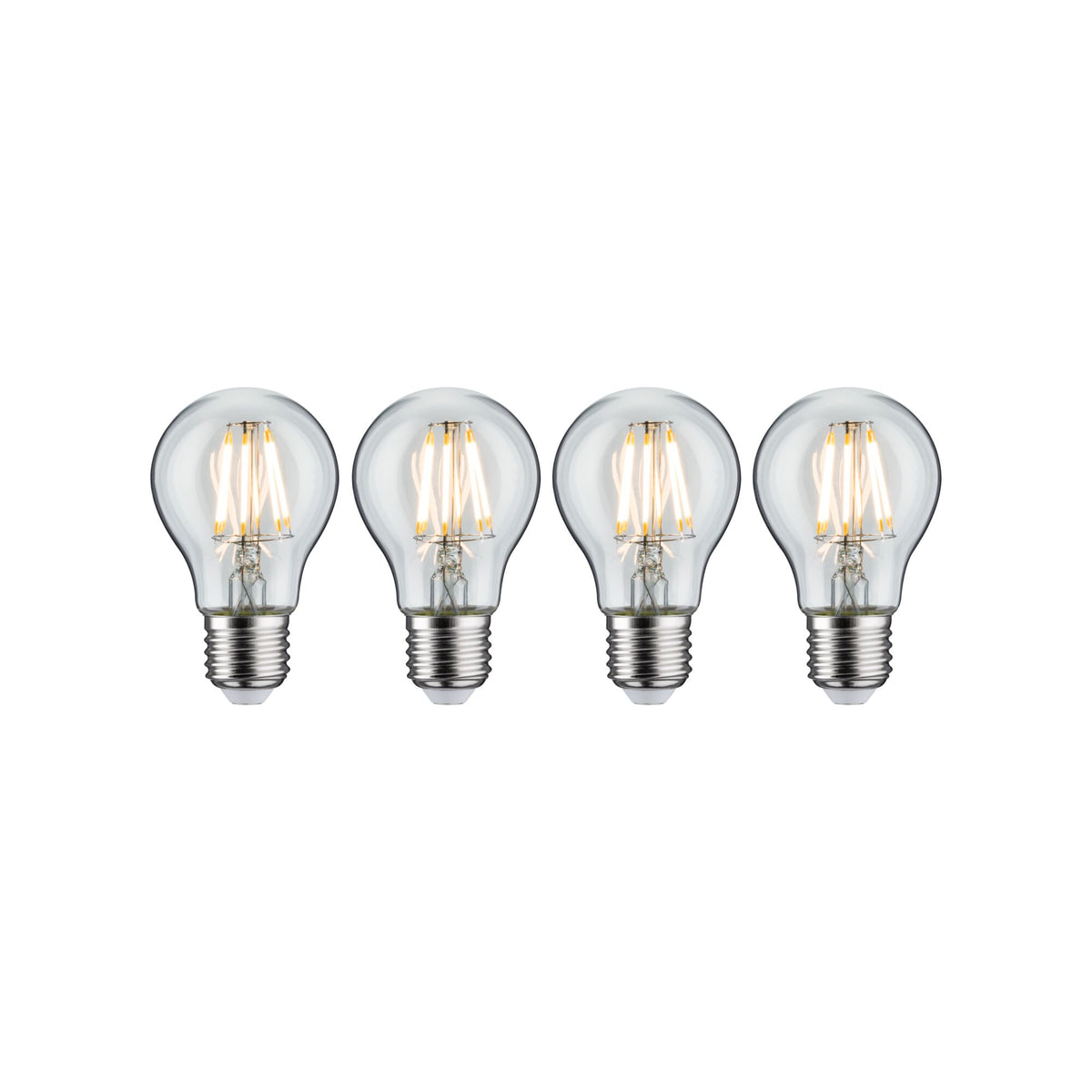 Filament Set LED Birne E27 230V 4x806lm 4x7W 2700K Klar