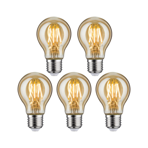 Vintage Edition Standard 230V LED Birne E27 5x500lm 5x4,7W 2500K Gold