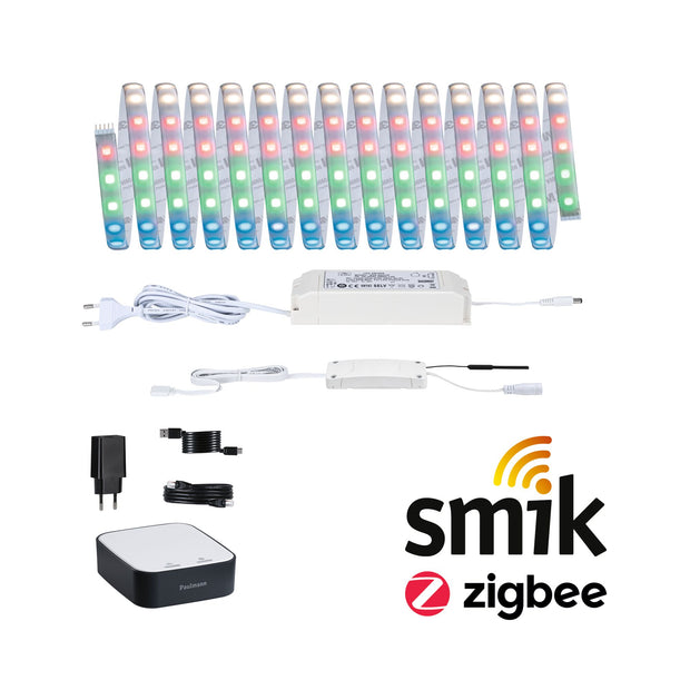 MaxLED 500 Preisattraktives Starterset Smart Home smik Gateway + LED Strip RGBW Basisset