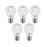 Efficient-Line Set LED Birne Filament 230V LED Birne E27 5x525lm 5x2,5W 3000K Klar