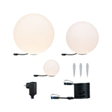 Set Plug & Shine LED Lichtobjekt Globe Plug & Shine Lichtobjekte Set IP44 3000K 6,5W 21VA Weiss