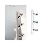 Set Spiegelleuchte Regula II inkl. Leuchtmittel 3-flammig IP44 E14 2700K 3x440lm 230V 3x4,8W dimmbar Chrom/Kopfspiegel Silber