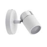 Spotlight Zyli IP44 GU10 230V max. 10W dimmbar Weiss/Chrom