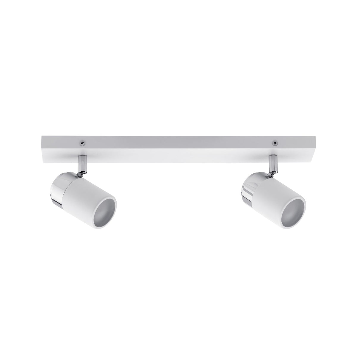 Spotlight Zyli IP44 GU10 230V max. 2x10W dimmbar Weiss/Chrom