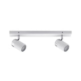 Spotlight Zyli IP44 GU10 230V max. 2x10W dimmbar Weiss/Chrom