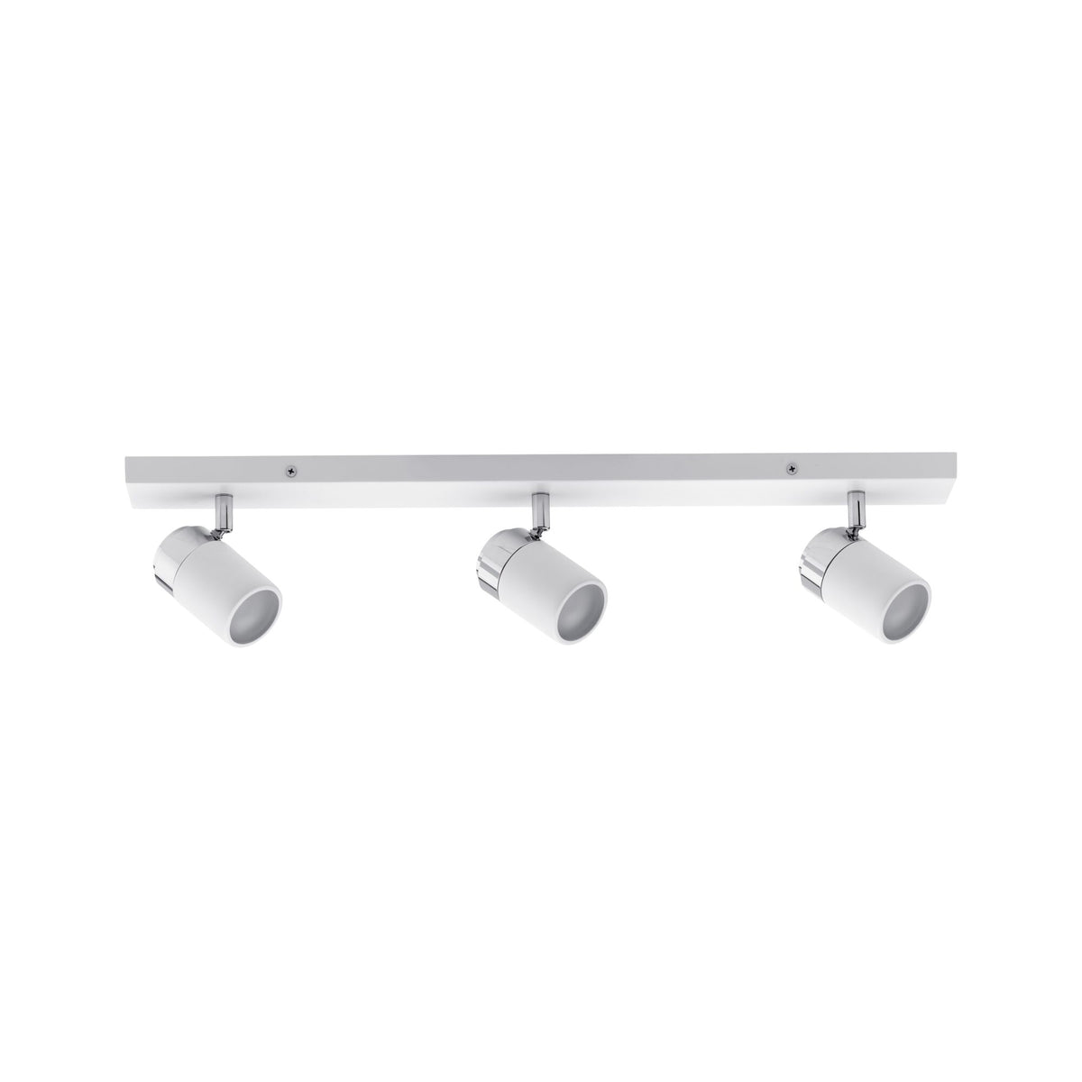 Spotlight Zyli IP44 GU10 230V max. 3x10W dimmbar Weiss/Chrom