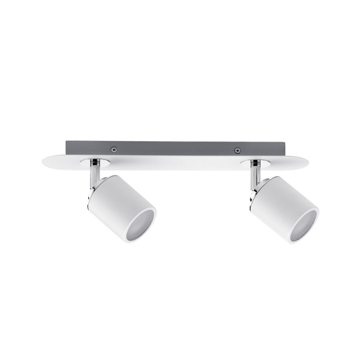 Spotlight Tube IP44 GU10 230V max. 2x10W dimmbar Weiss/Chrom