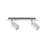 Spotlight Tube IP44 GU10 230V max. 2x10W dimmbar Weiss/Chrom