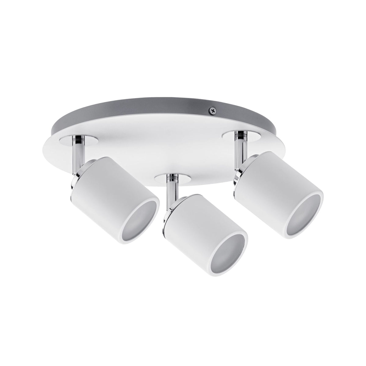 Spotlight Tube IP44 GU10 230V max. 3x10W dimmbar Weiss/Chrom