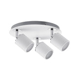 Spotlight Tube IP44 GU10 230V max. 3x10W dimmbar Weiss/Chrom