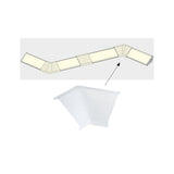 LED Strip Profil Delta Verbinder Corner 2er Set Satin