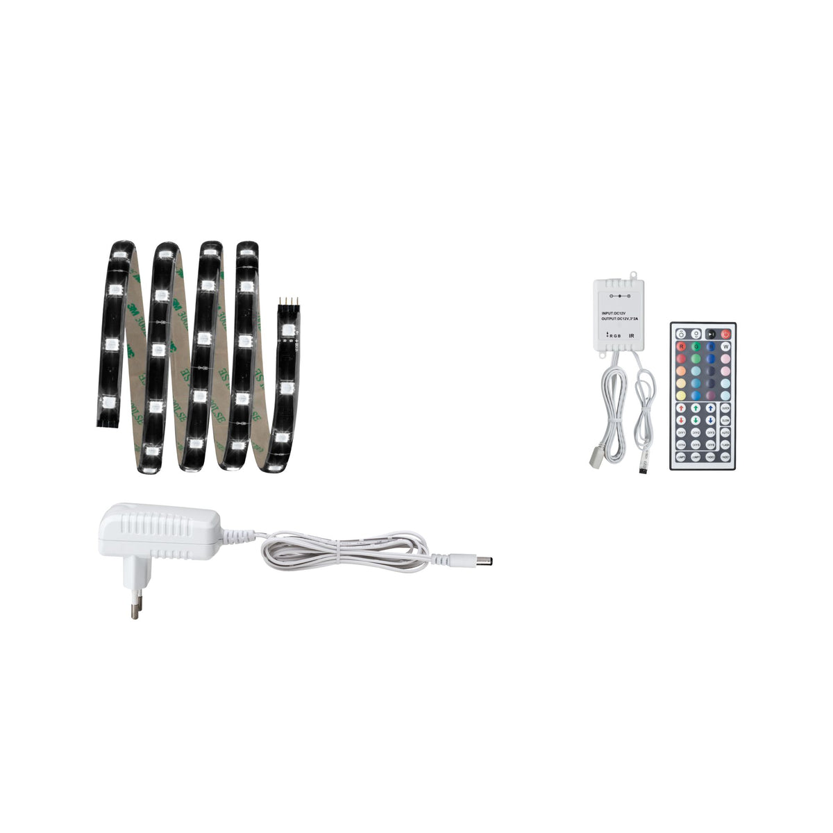 YourLED LED Strip RGB 1,5m beschichtet 10W 183lm/m 39 LEDs/m RGB 18VA