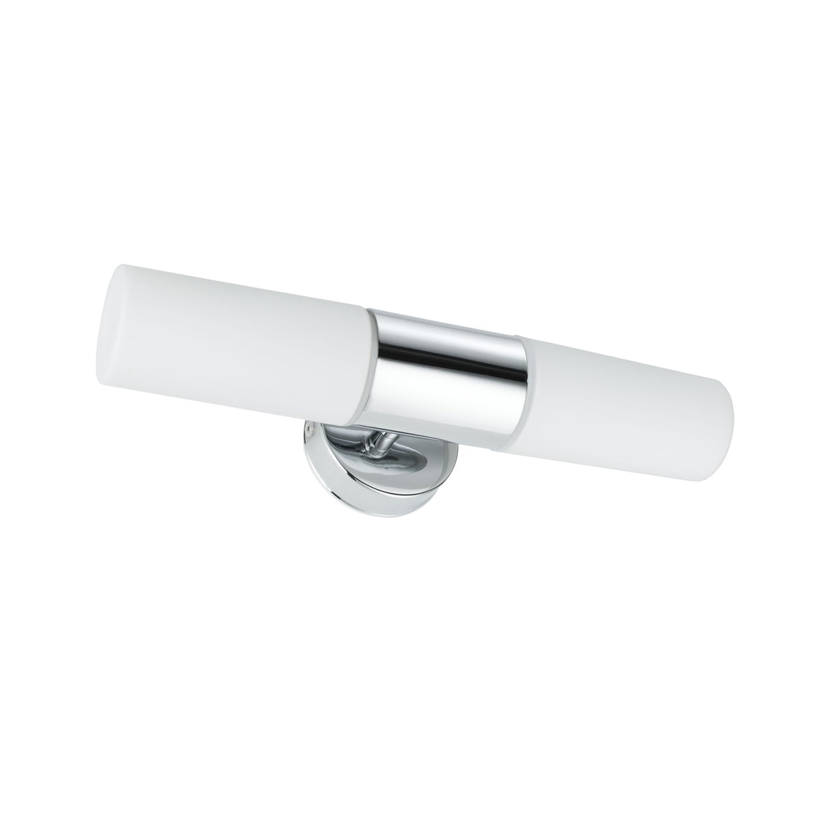 Spiegelleuchte Lenia IP44 E14 230V max. 2x20W dimmbar Chrom/Opal