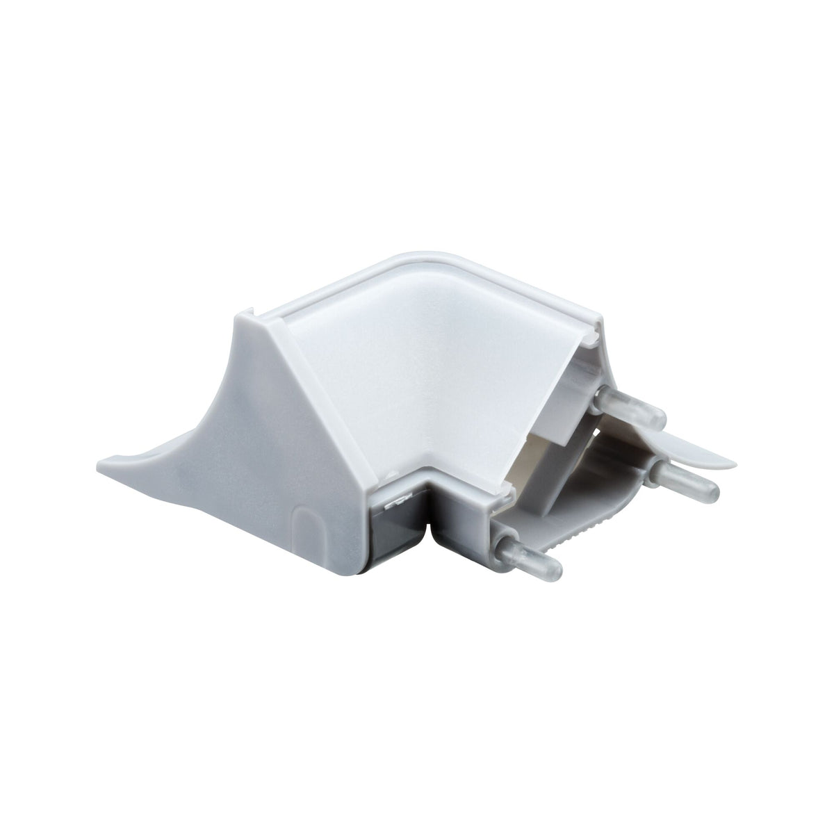 LED Strip Profil Corner Verbinder Outside Edge 2er Set Grau