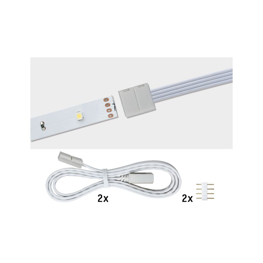 YourLED ECO Verbinder Clip 0,5m Weiss