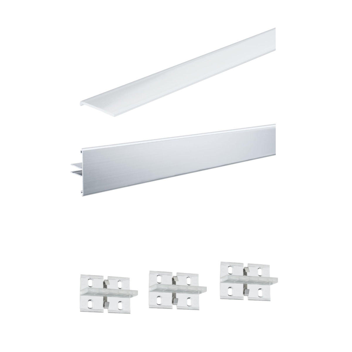 LED Strip Profil Duo 2m Alu eloxiert
