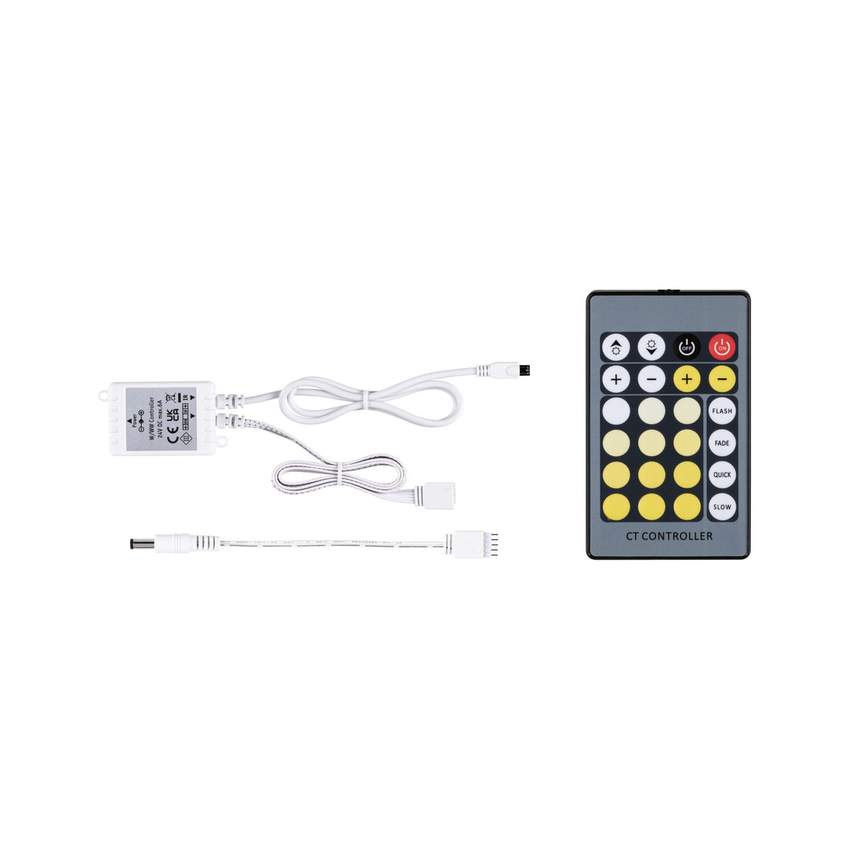 MaxLED Zubehoer Steuerung Tunable White inkl. IR-Remote 24V max. 144W Weiss