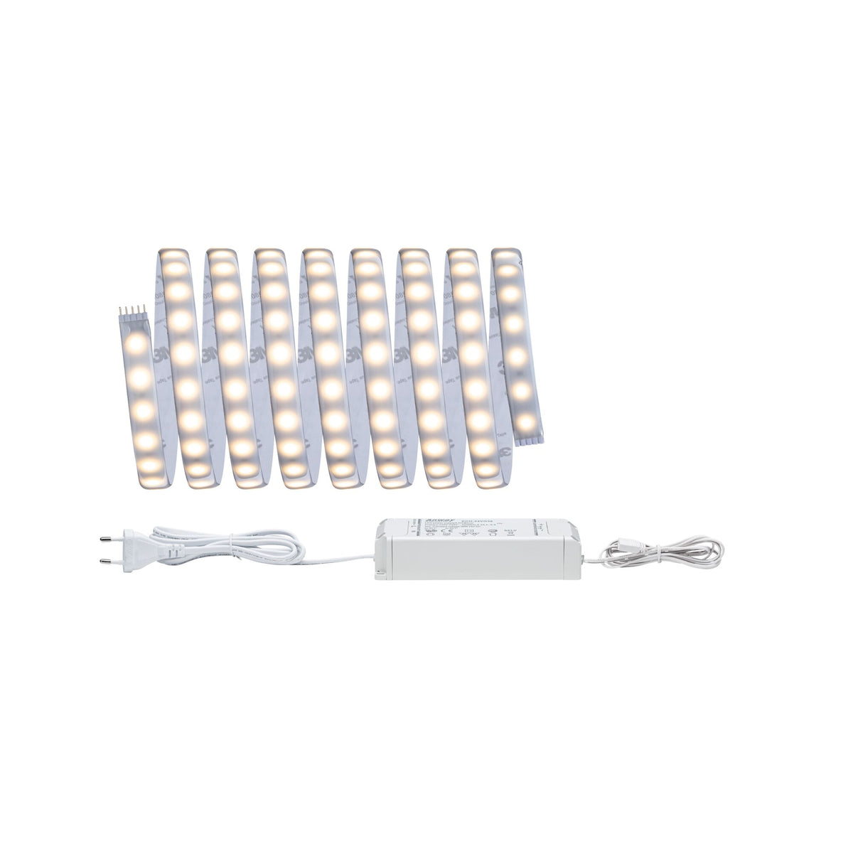 MaxLED 500 LED Strip Basisset 3m Warmweiss beschichtet 18W 550lm/m 2700K 36VA