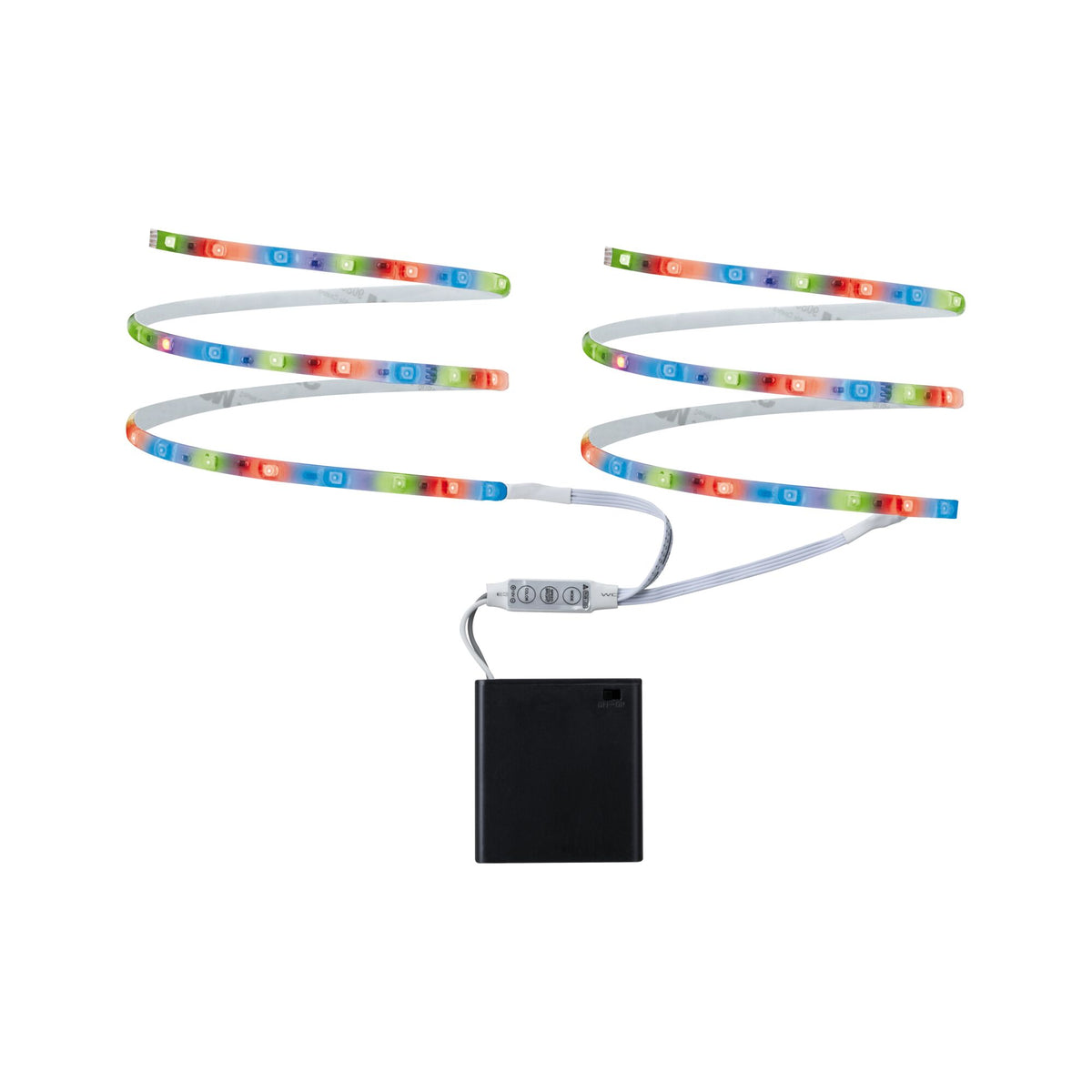 Mobil Strip 2x 0,8m beschichtet 2x1,2W 35lm/m 60 LEDs/m RGB