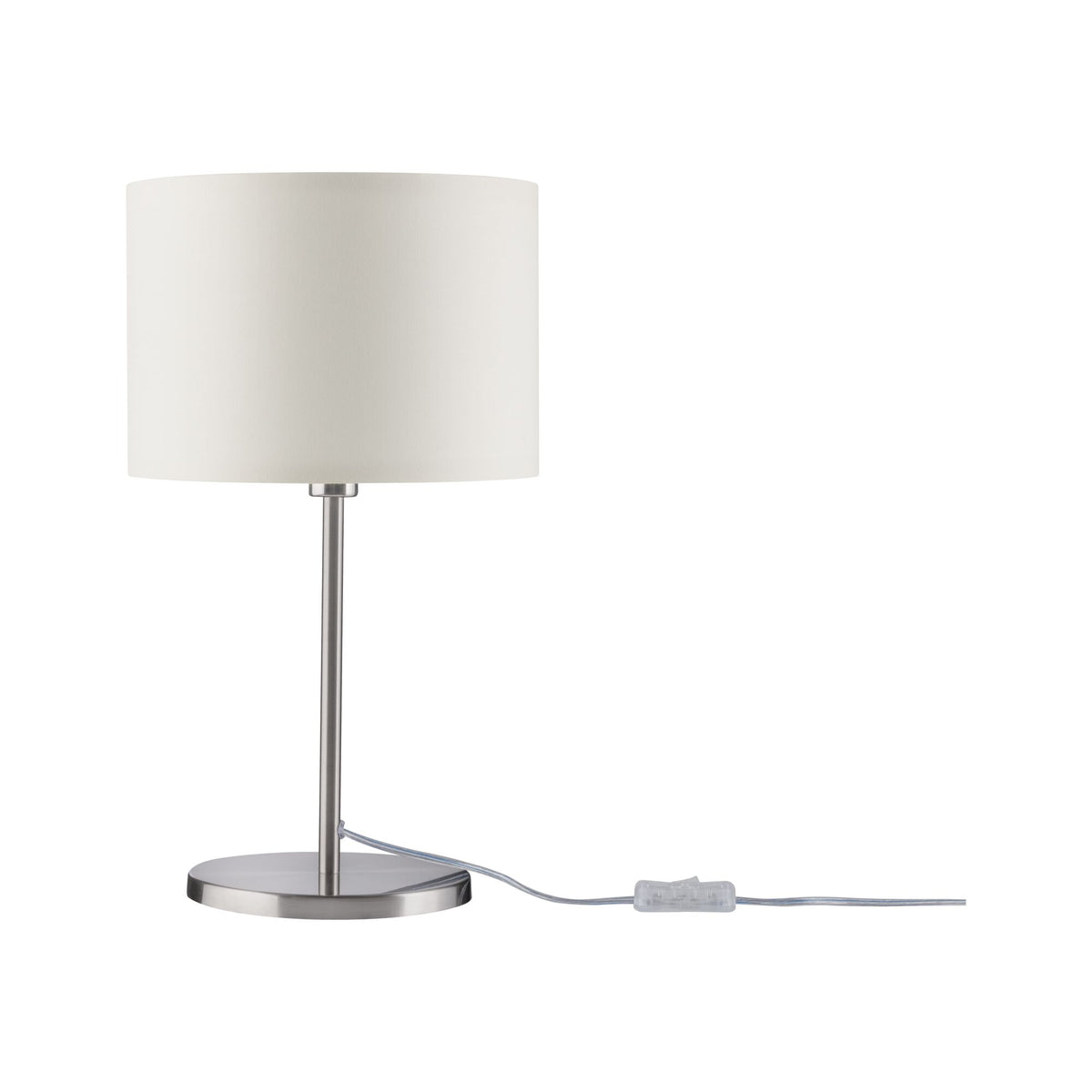 Tischleuchte Tessa E14 max. 40W Creme/Eisen gebuerstet