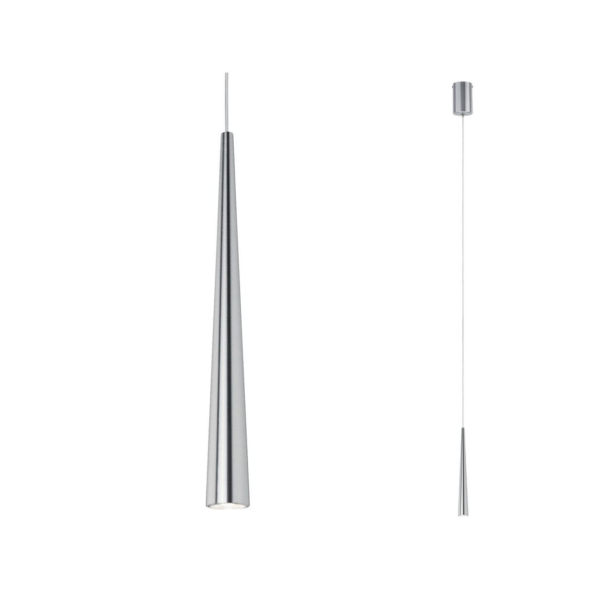 LED Pendelleuchte Gutta 2700K 520lm 7W Alu gebuerstet