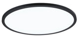 LED Panel 3-Step-Dim Atria Shine Backlight rund 420mm 22W 2300lm 4000K Schwarz dimmbar