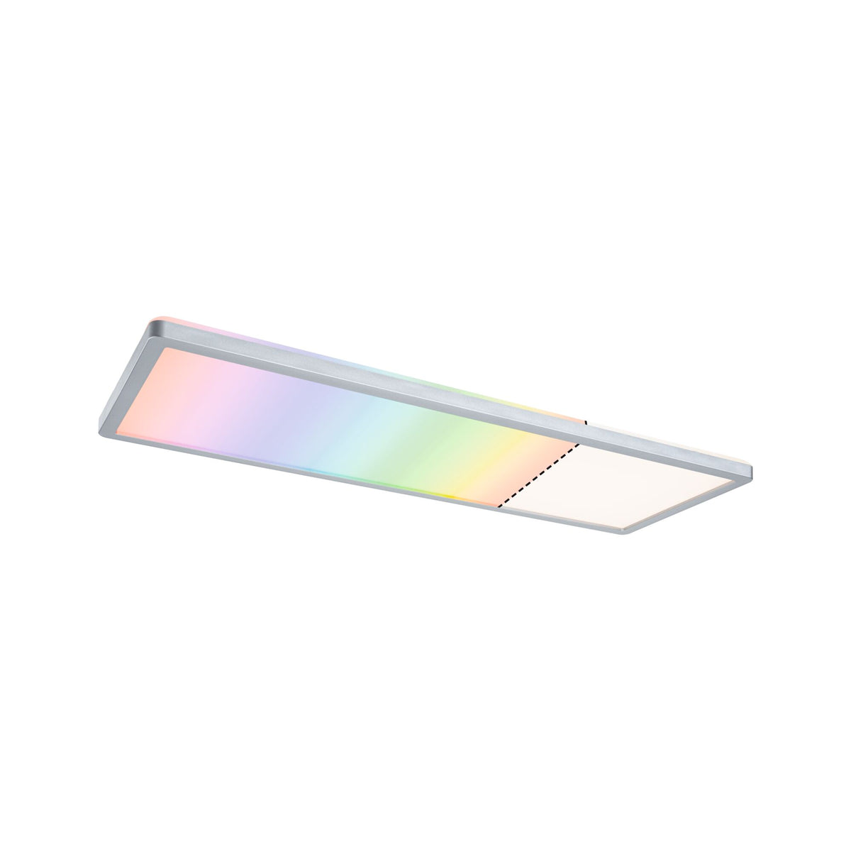 LED Panel B Ware Atria Shine Backlight eckig 580x200mm 20W 2000lm RGBW Chrom matt dimmbar