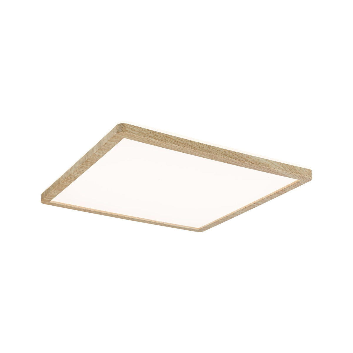 LED Panel Atria Shine Backlight IP44 eckig 293x293mm 16W 1600lm 3000K Holzoptik