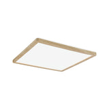 LED Panel Atria Shine Backlight IP44 eckig 293x293mm 16W 1600lm 4000K Holzoptik