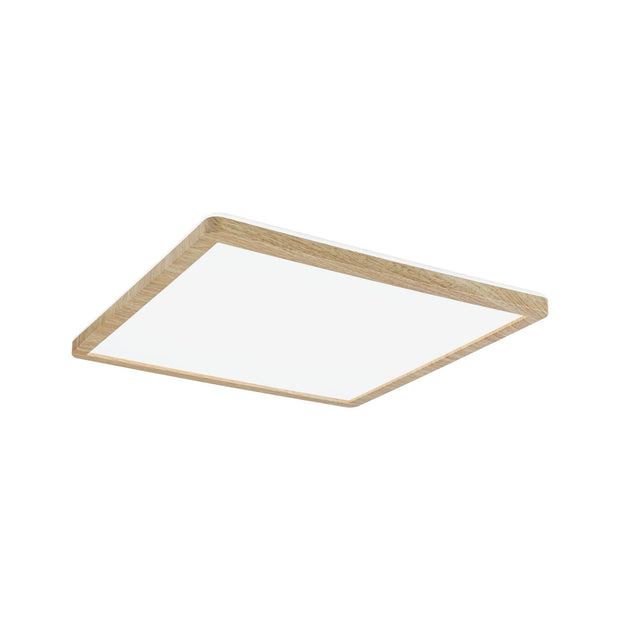 LED Panel Atria Shine Backlight IP44 eckig 293x293mm 16W 1600lm 4000K Holzoptik
