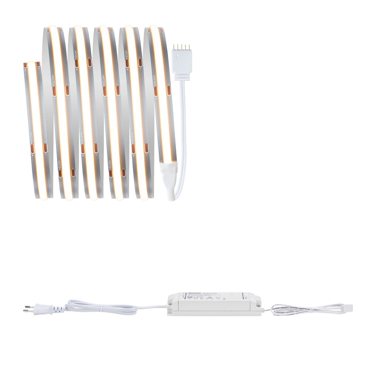 MaxLED 1000 LED Strip Basisset COB 1,5m Warmweiss 1,5m 18W 1080lm/m 528 LEDs/m 2700K 40VA