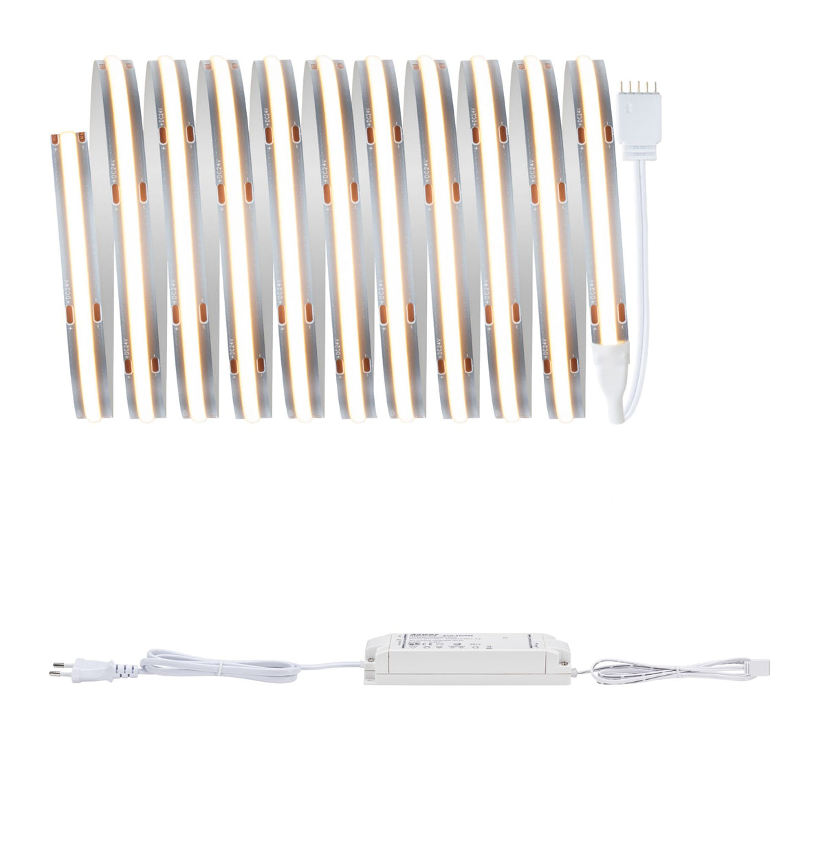 MaxLED 1000 LED Strip Basisset COB 3m Warmweiss 3m 36W 1080lm/m 528 LEDs/m 2700K 50VA