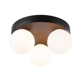 Selection Bathroom Deckenleuchte Gove IP44 G9 230V max. 3x20W dimmbar Schwarz matt/Satin