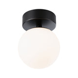 Selection Bathroom LED Deckenleuchte Gove IP44 3000K 400lm 230V 5W Schwarz matt/Satin